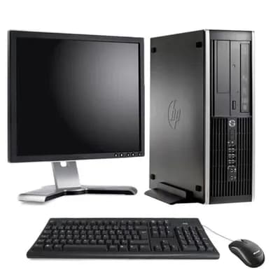 Ordinateur de bureau HP Dual Core, format couché ou arrêté , 4Go Ram, 250Go HDD – Écran 20 pouces