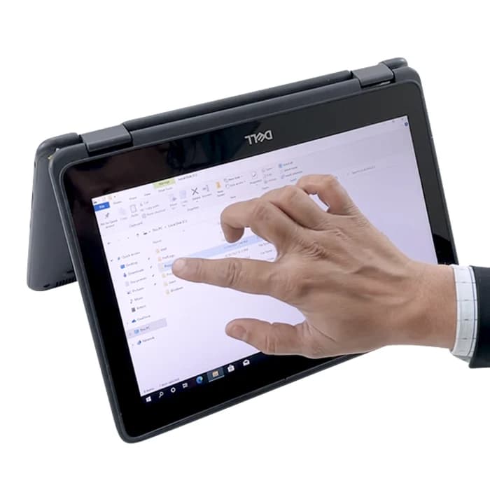 Dell 3190 Dual Core x360 – Tactile et pliable Double usage : Ordinateur portable & Tablette (2 en 1)